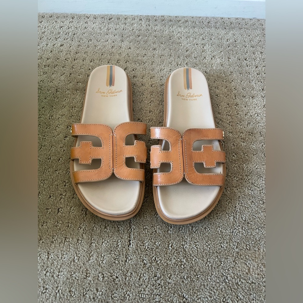 Sam Edelman Valeri slide sandal saddle leather size 8